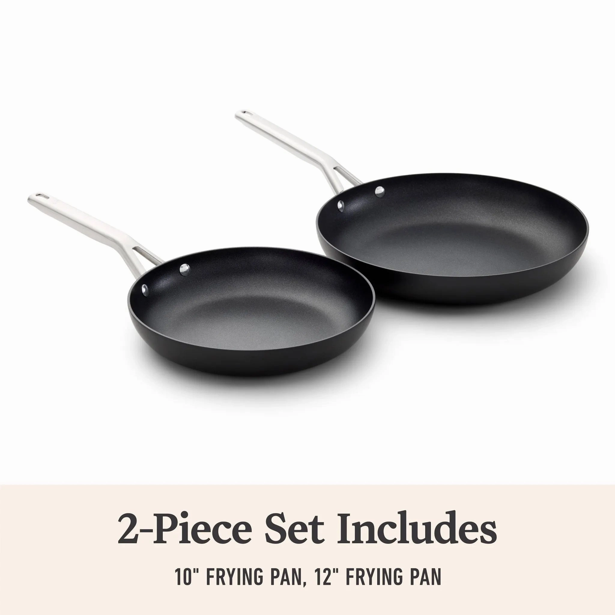 10" and 12" Hard Anodized Aluminum Nonstick Fry Pan
