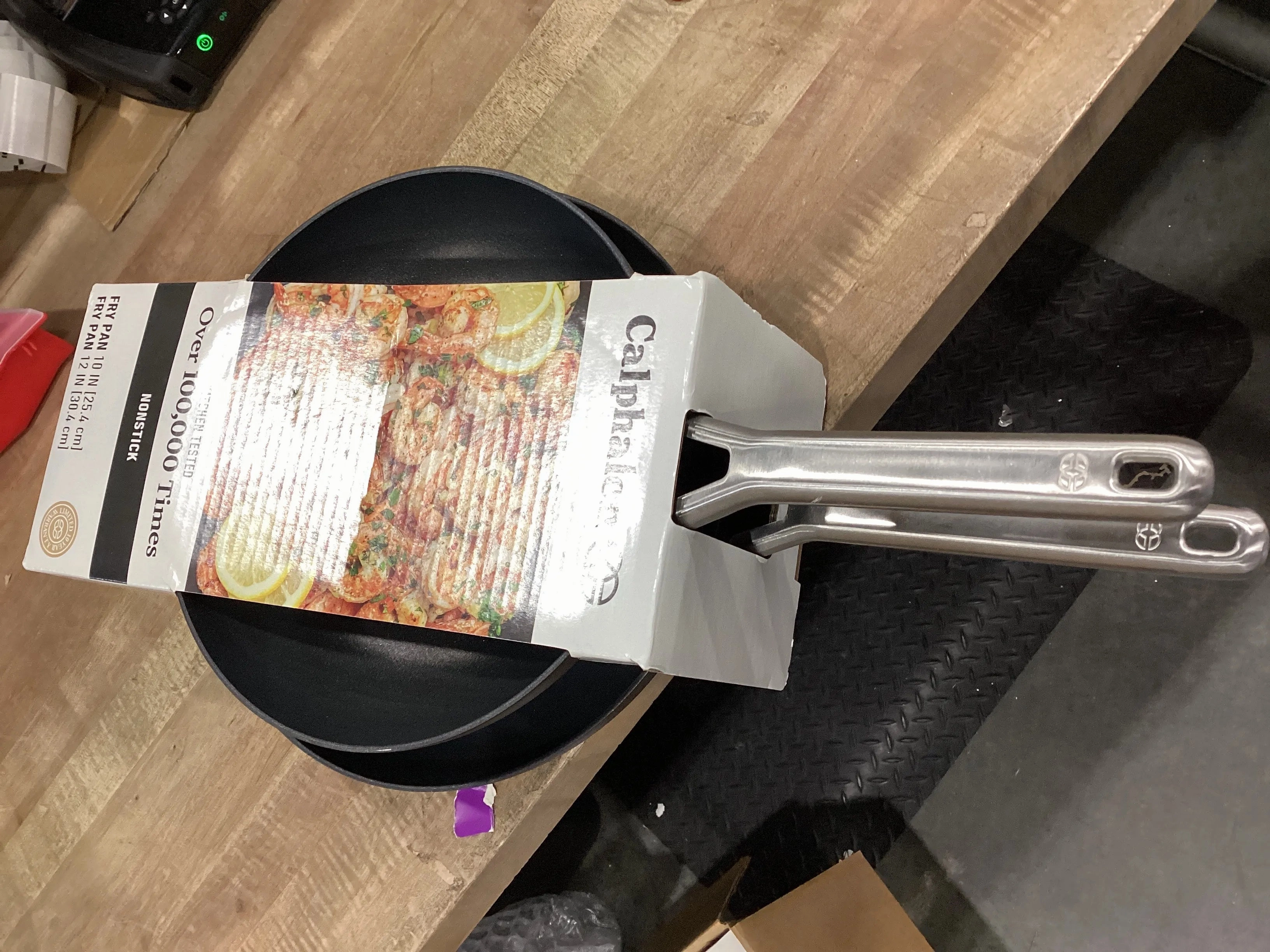 10" and 12" Hard Anodized Aluminum Nonstick Fry Pan