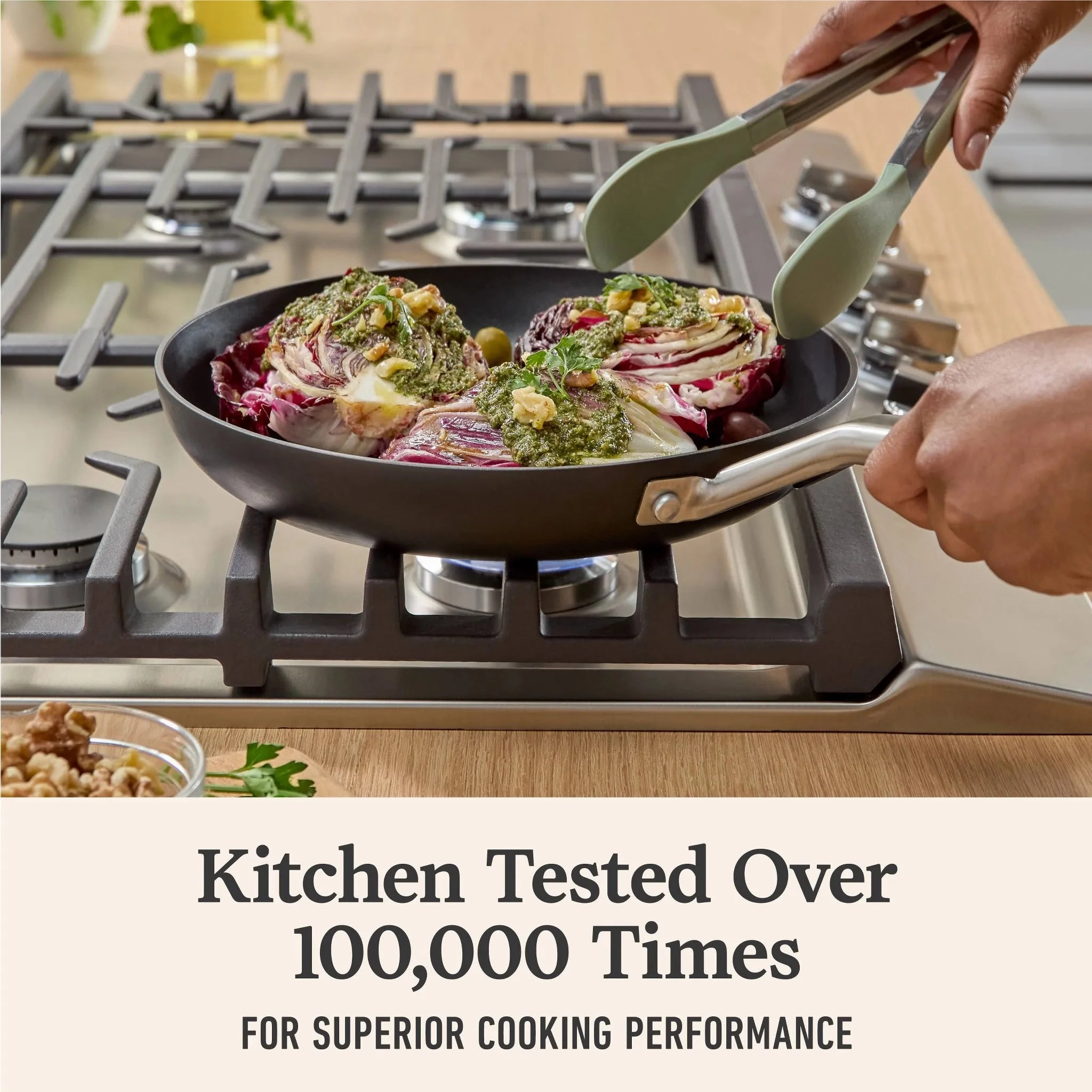 10" Hard Anodized Nonstick Fry Pan with Lid