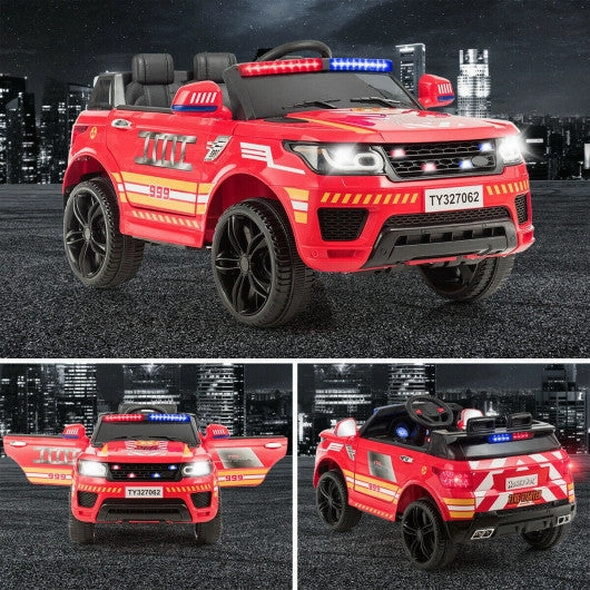 12V Kids Electric Ride on Car With Remote Control-Red