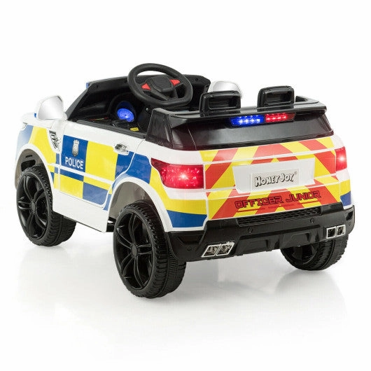12V Kids Electric Ride on Car With Remote Control-White
