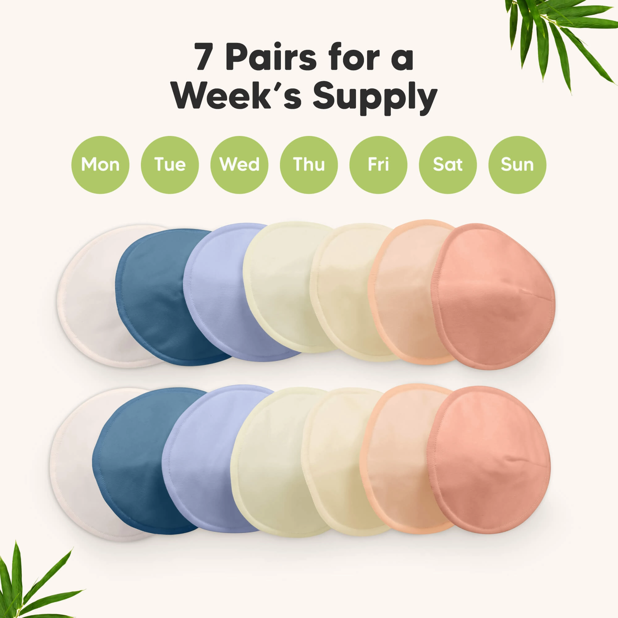 14-Pack Comfy Nursing Pads (Sweetheart)
