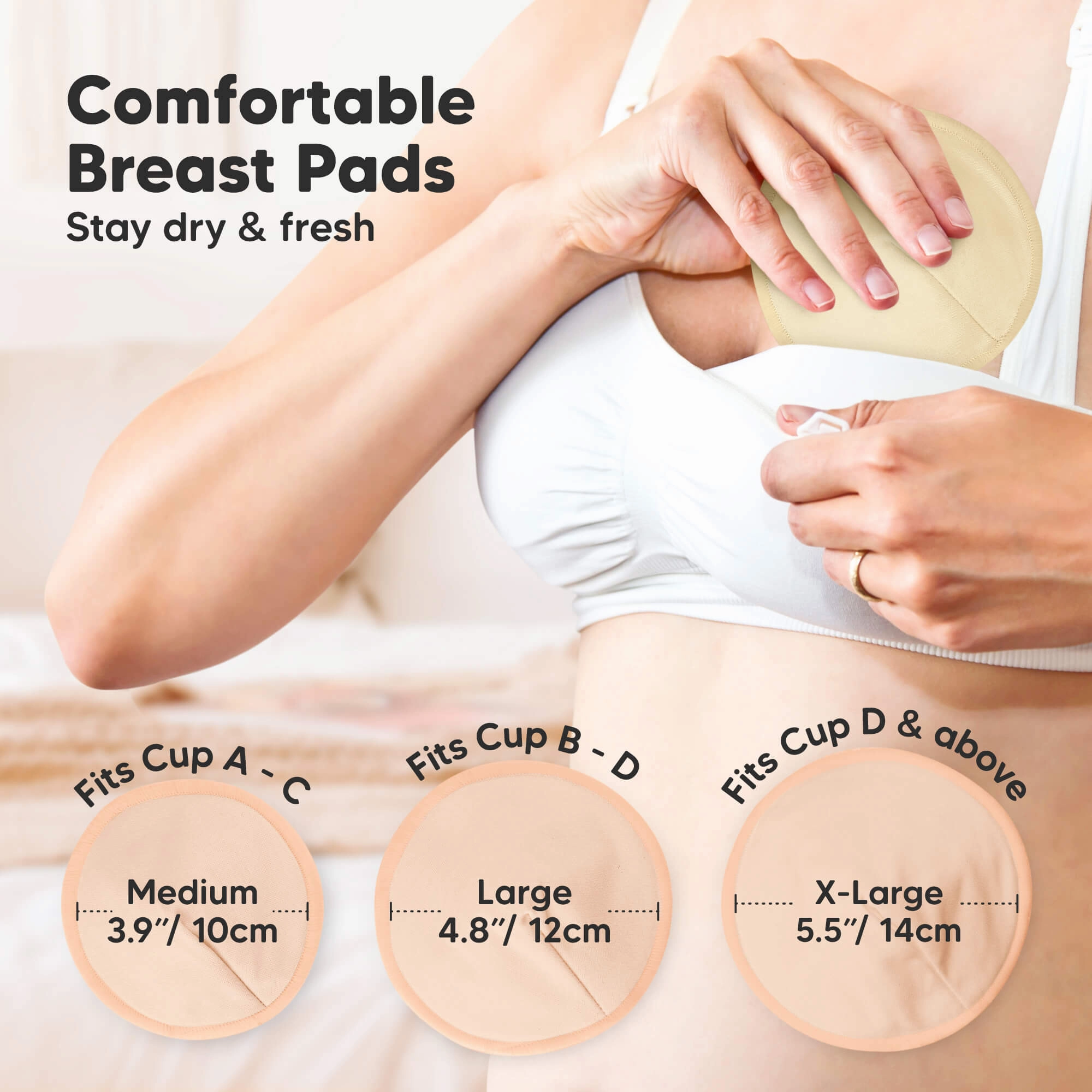 14-Pack Comfy Nursing Pads (Sweetheart)