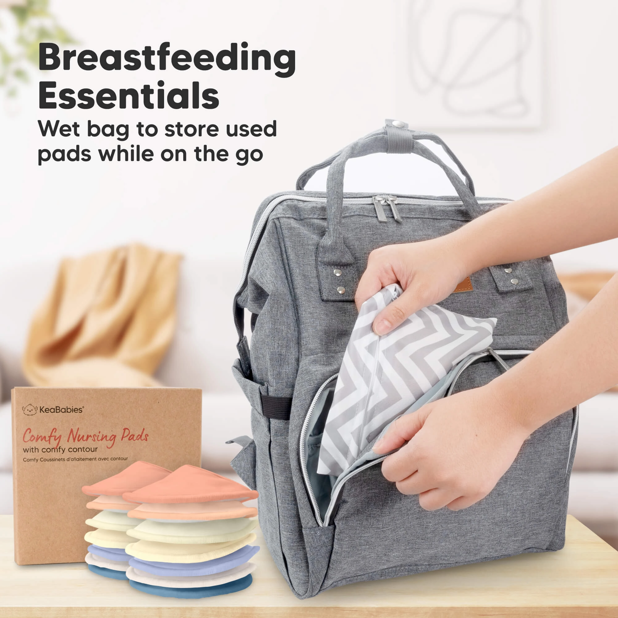 14-Pack Comfy Nursing Pads (Sweetheart)