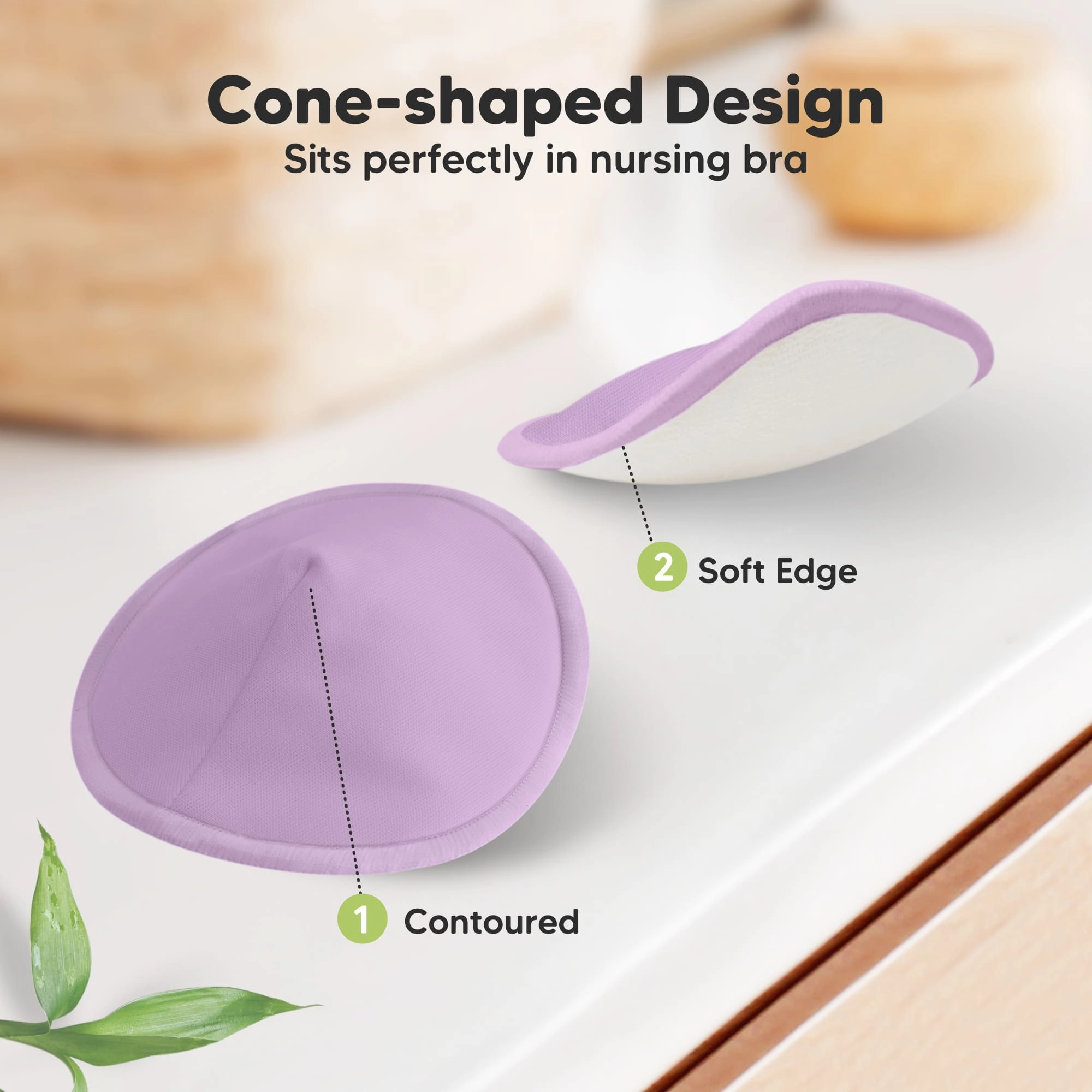 14-Pack Comfy Nursing Pads (Violet)