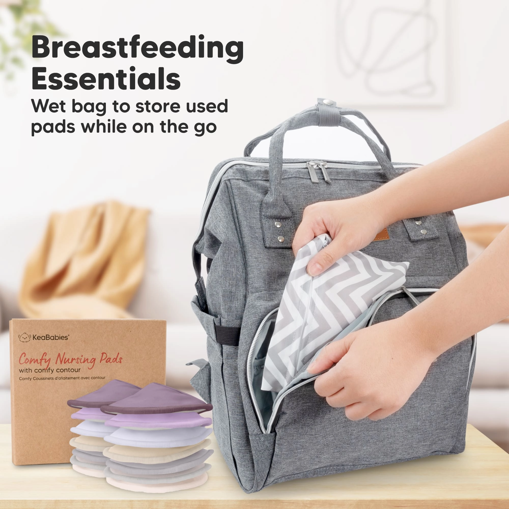 14-Pack Comfy Nursing Pads (Violet)