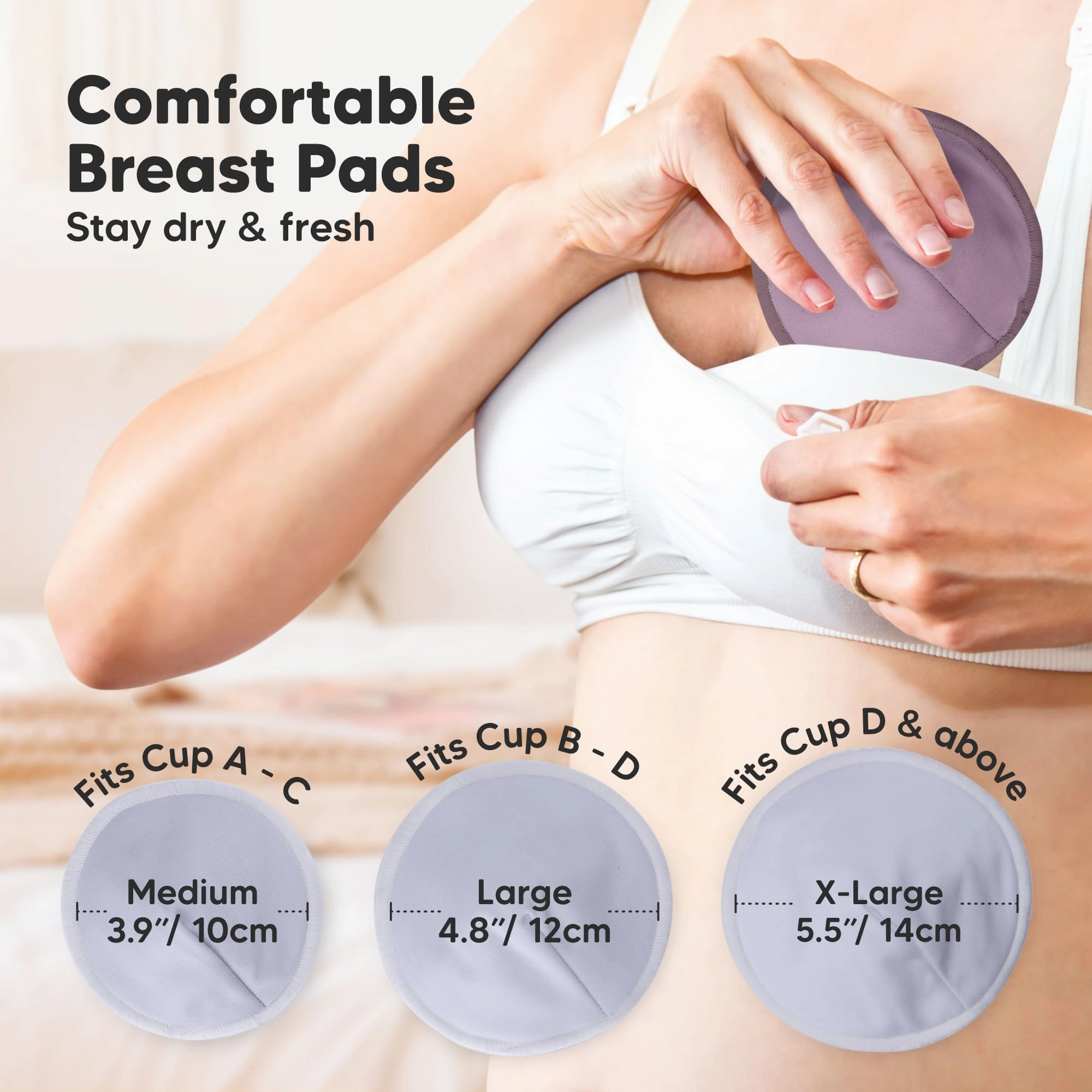 14-Pack Comfy Nursing Pads (Violet)