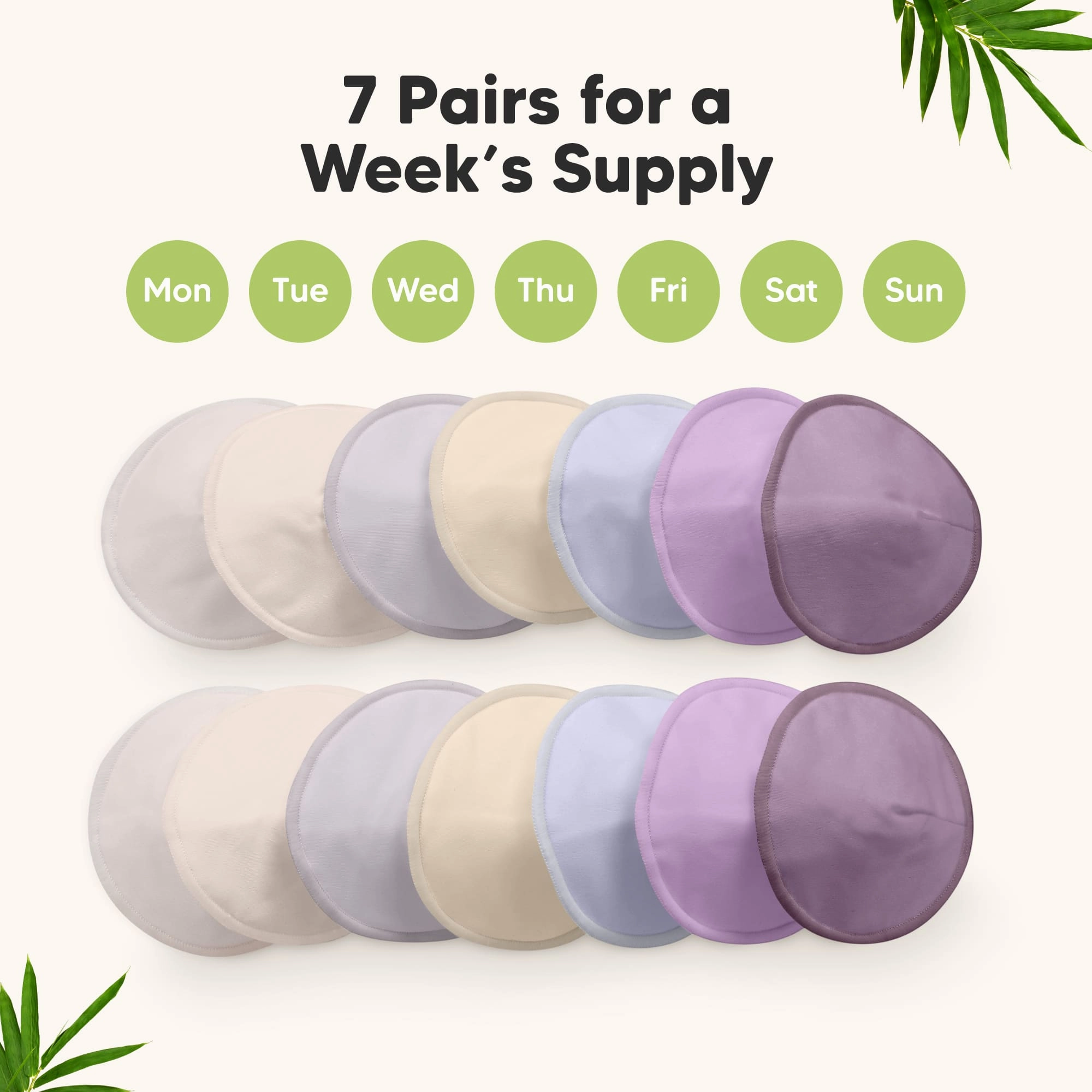 14-Pack Comfy Nursing Pads (Violet)