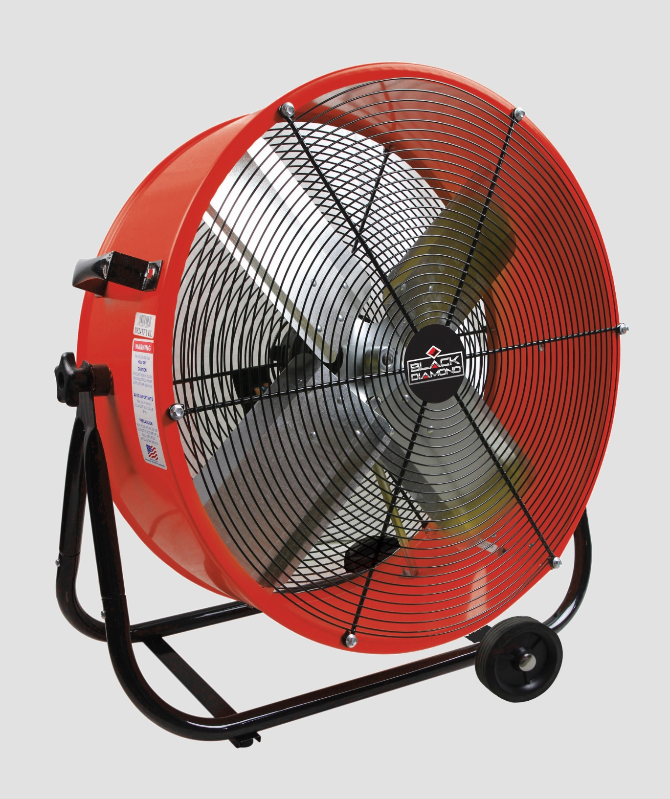 24-inch Direct Drive Tilt Drum Fan