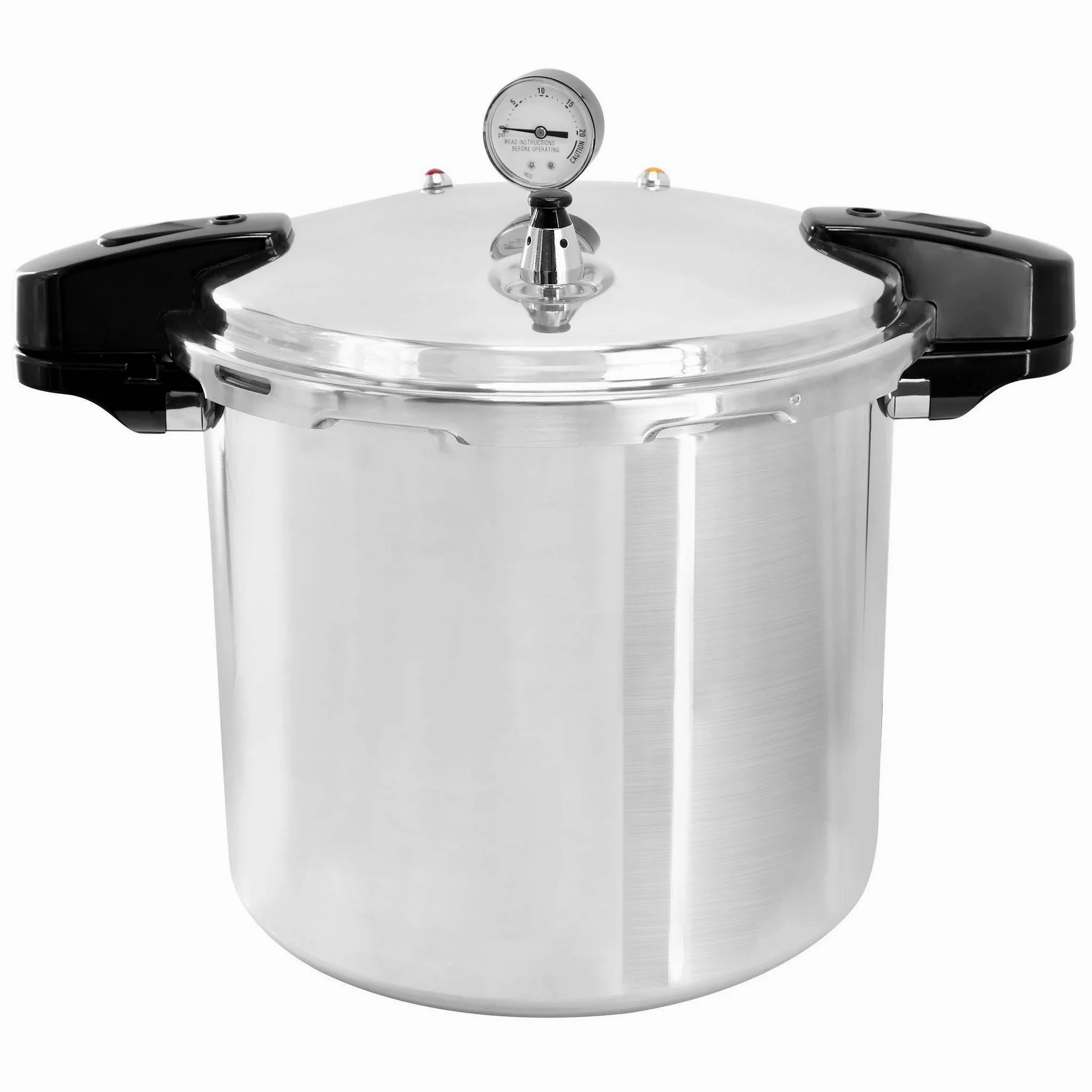 24qt Large Aluminum Stovetop Pressure Cooker/Canner