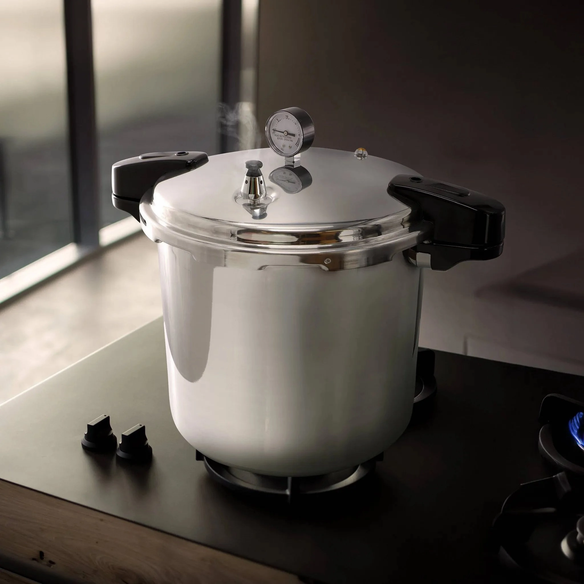 24qt Large Aluminum Stovetop Pressure Cooker/Canner