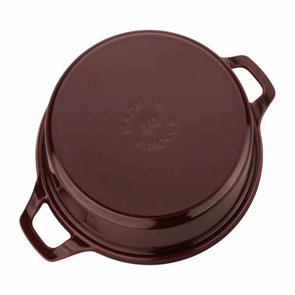 2.75 QT Round Glass Lid Cocotte