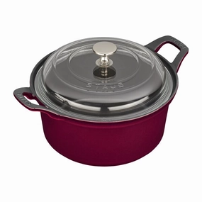 2.75 QT Round Glass Lid Cocotte