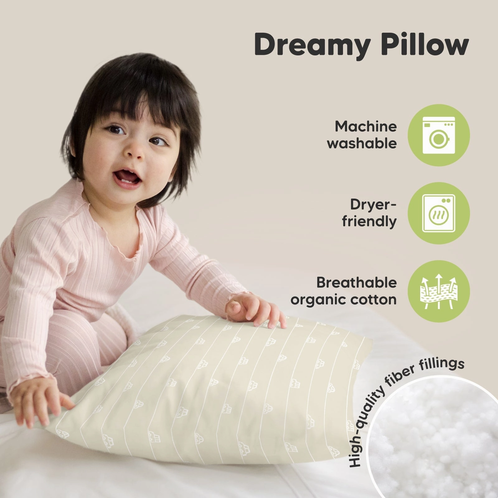 2-Pack Toddler Pillows (City Cars)