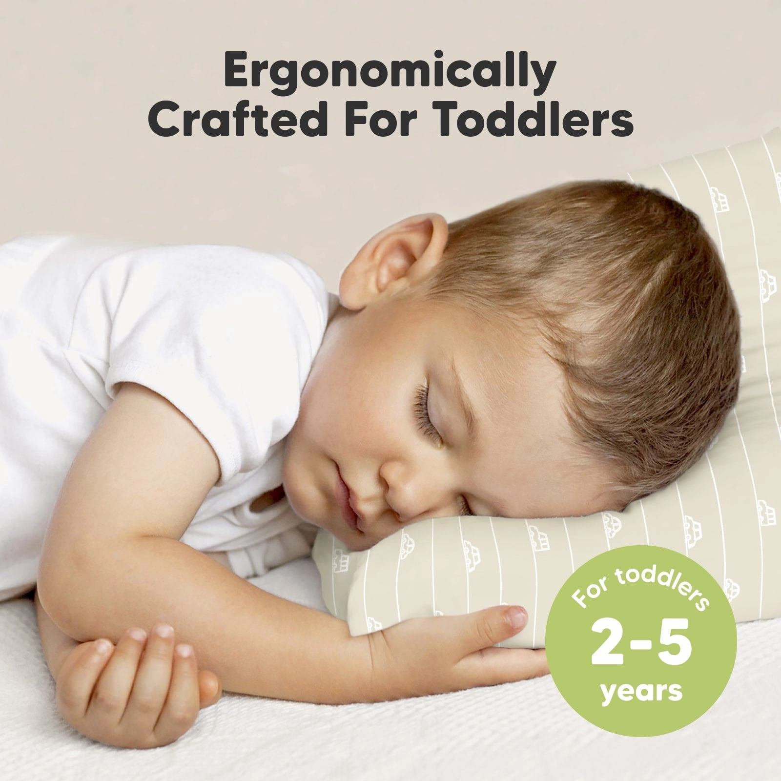 2-Pack Toddler Pillows (City Cars)