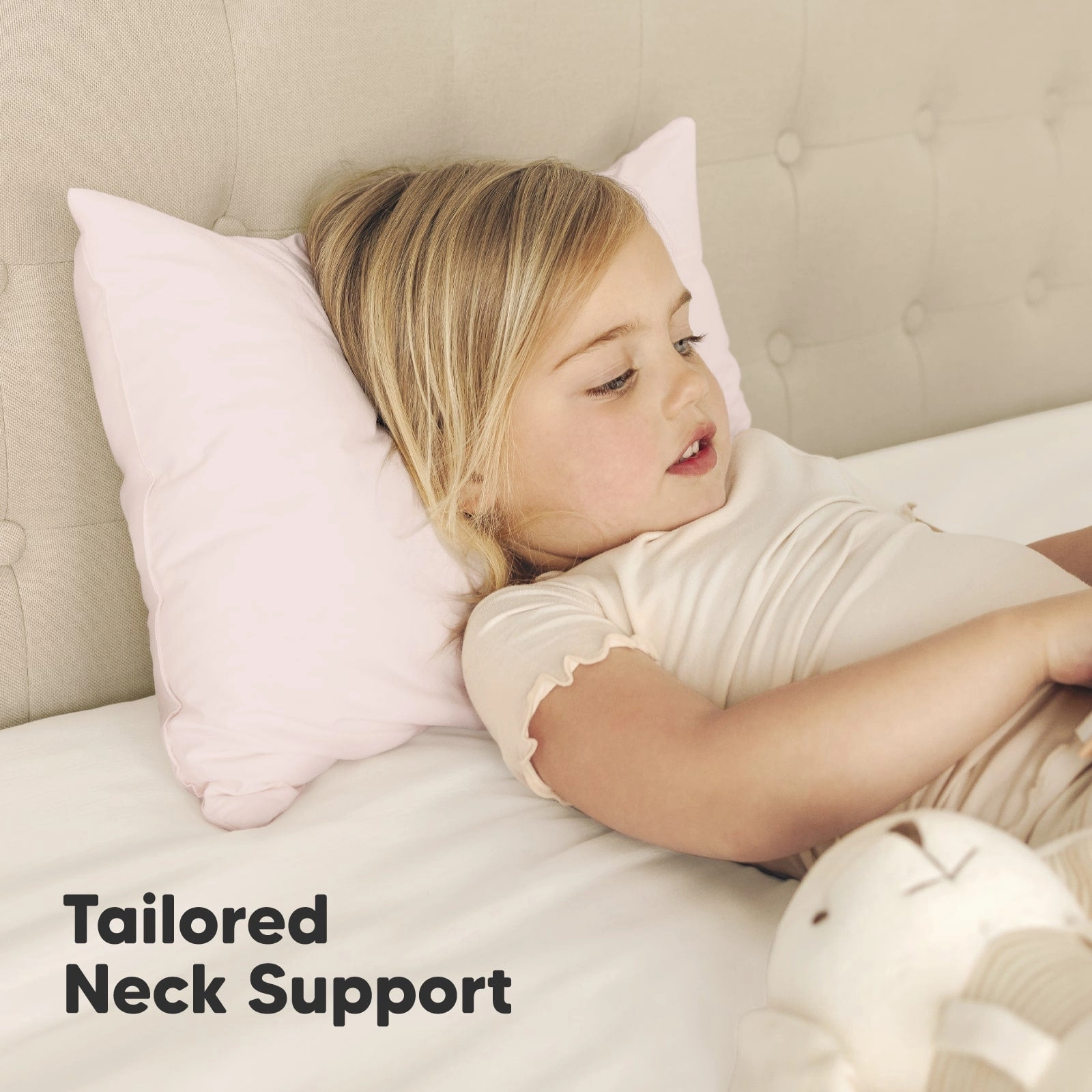 2-Pack Toddler Pillows (Mist Pink)