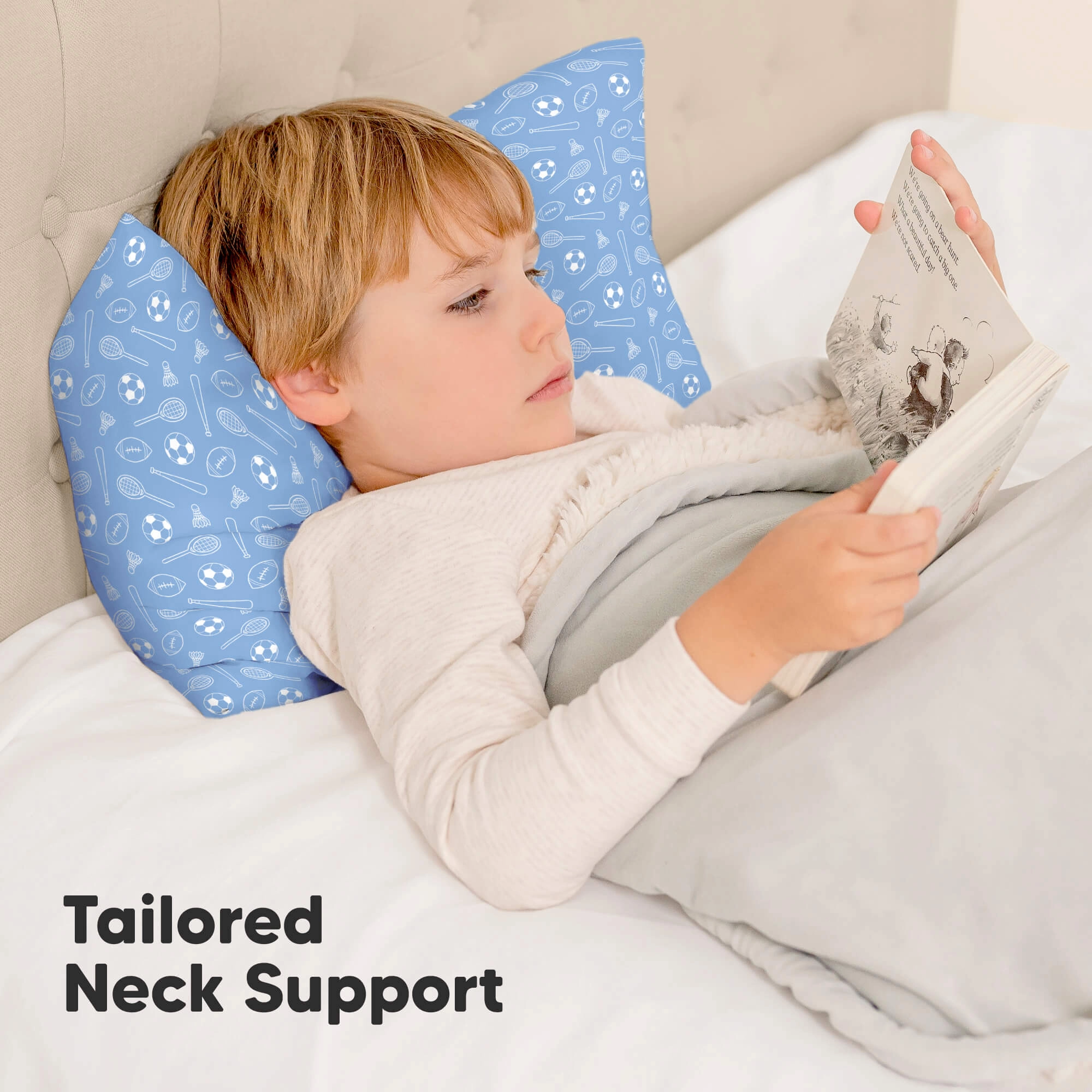 2-Pack Toddler Pillows (Sports)