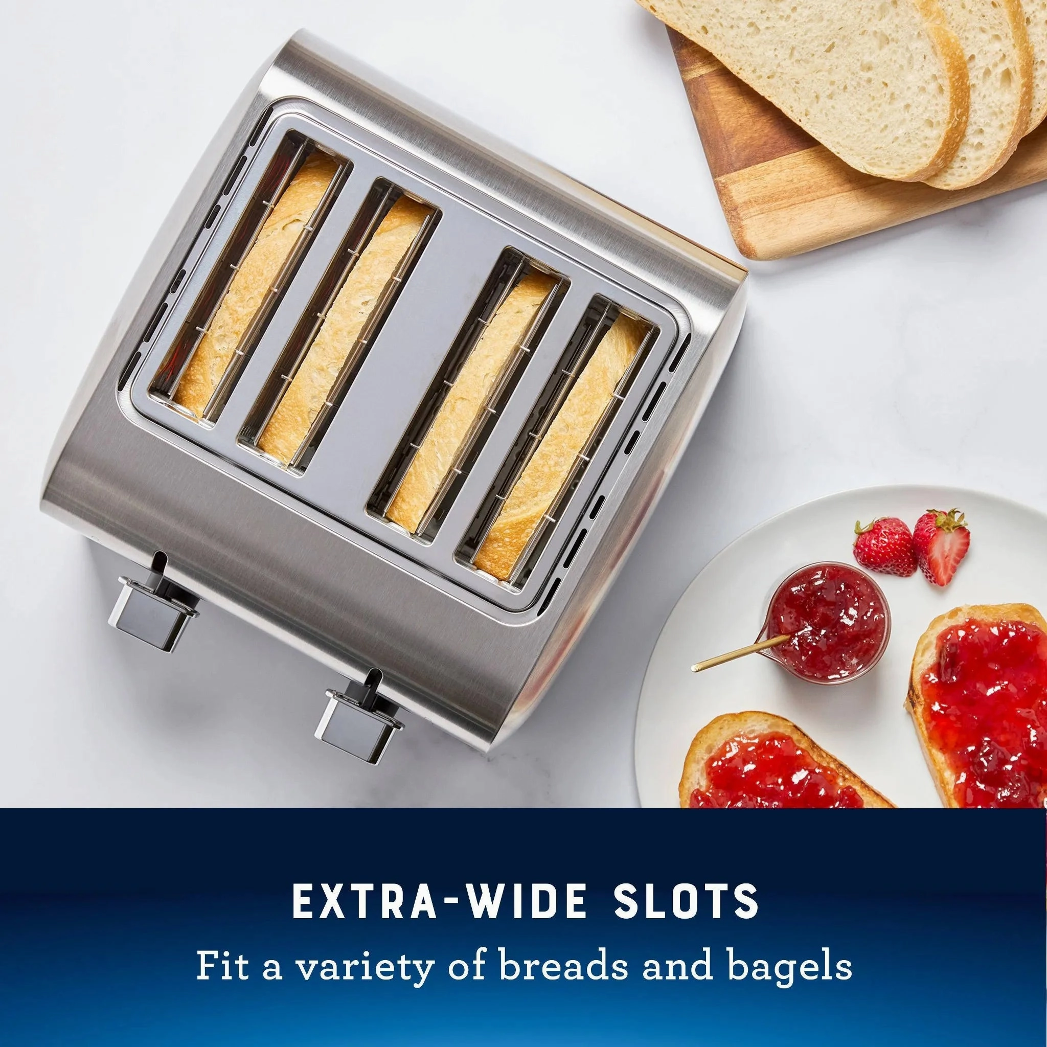 4-Slice Toaster Stainless Steel With Extra-Wide Slots