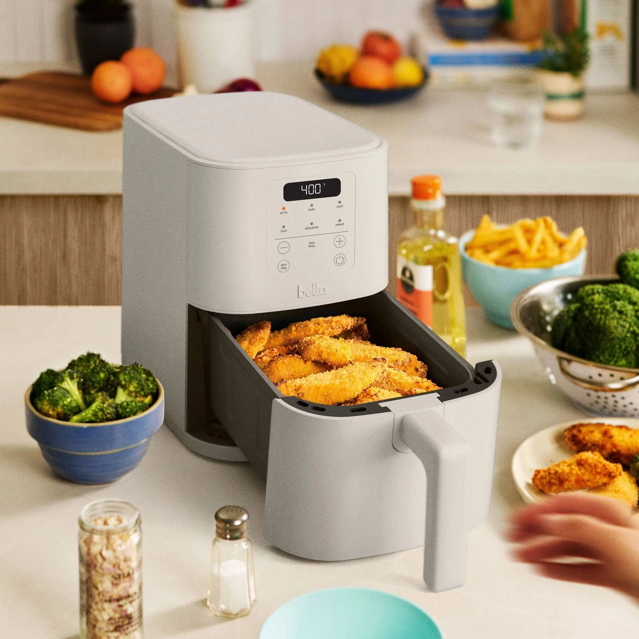 4qt Slim Air Fryer - Oatmilk