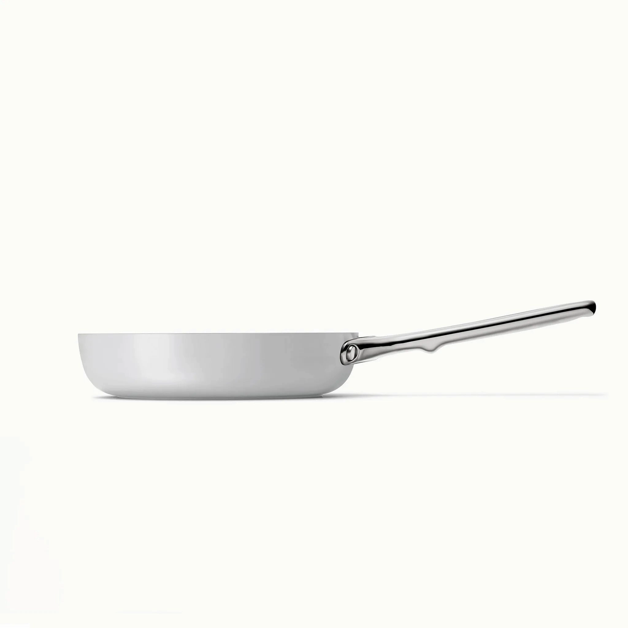 8" Mini Fry Pan Gray: Nonstick Ceramic, Stainless Steel Handle, Oven-Safe, Electric & Gas Compatible (See Description)