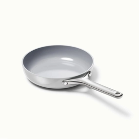 8" Mini Fry Pan Gray: Nonstick Ceramic, Stainless Steel Handle, Oven-Safe, Electric & Gas Compatible (See Description)