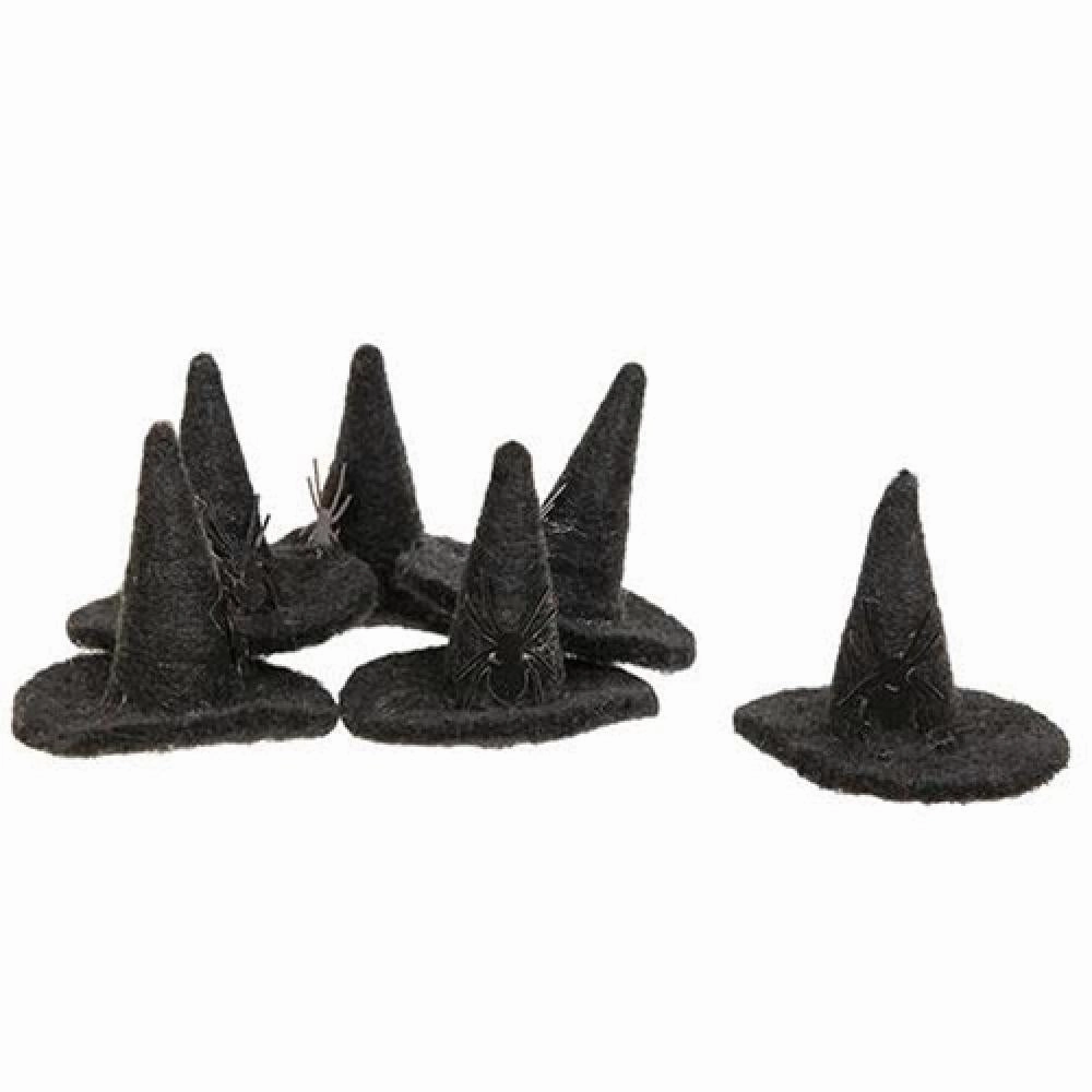 *6/Set Felted Witch Hat Bowl Filler