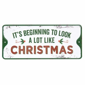 *A Lot Like Christmas Metal Sign