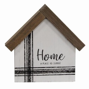 *A Place to Cuddle Wooden House Sitter
