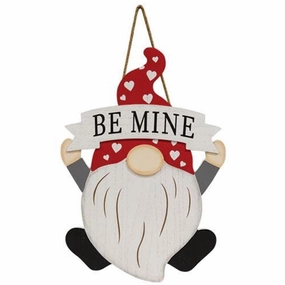 *Be Mine Gnome Hanging Wood Sign