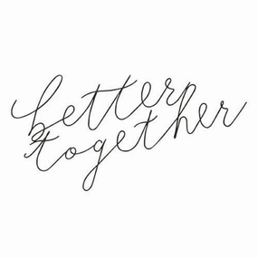 *Better Together Wire Script Wall Words