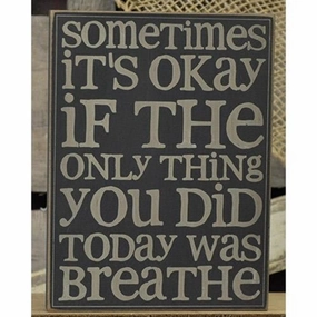 *Breathe Wall Plaque 6x8 4 Asstd.