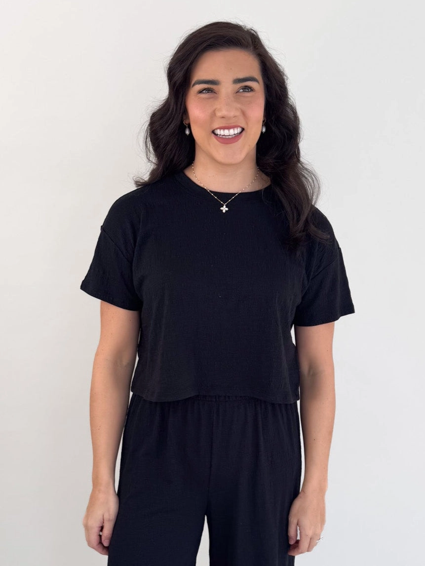 [Z SUPPLY] Sway Textured Cropped Tee