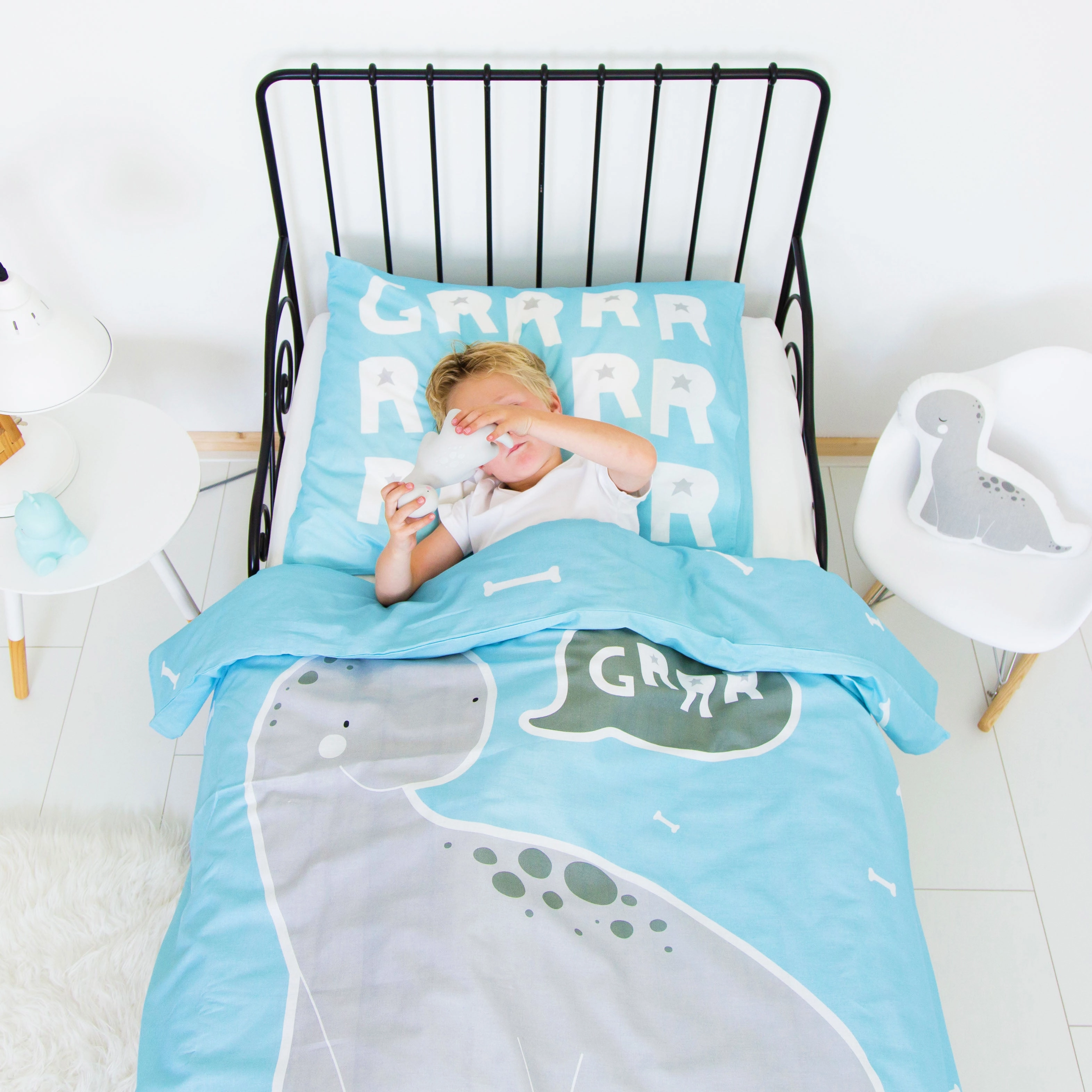 A Little Lovely Company Duvet Cover Brontosaurus