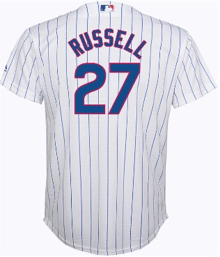 Addison Russell Chicago Cubs Youth Home Cool Base Replica Jersey By Majestic