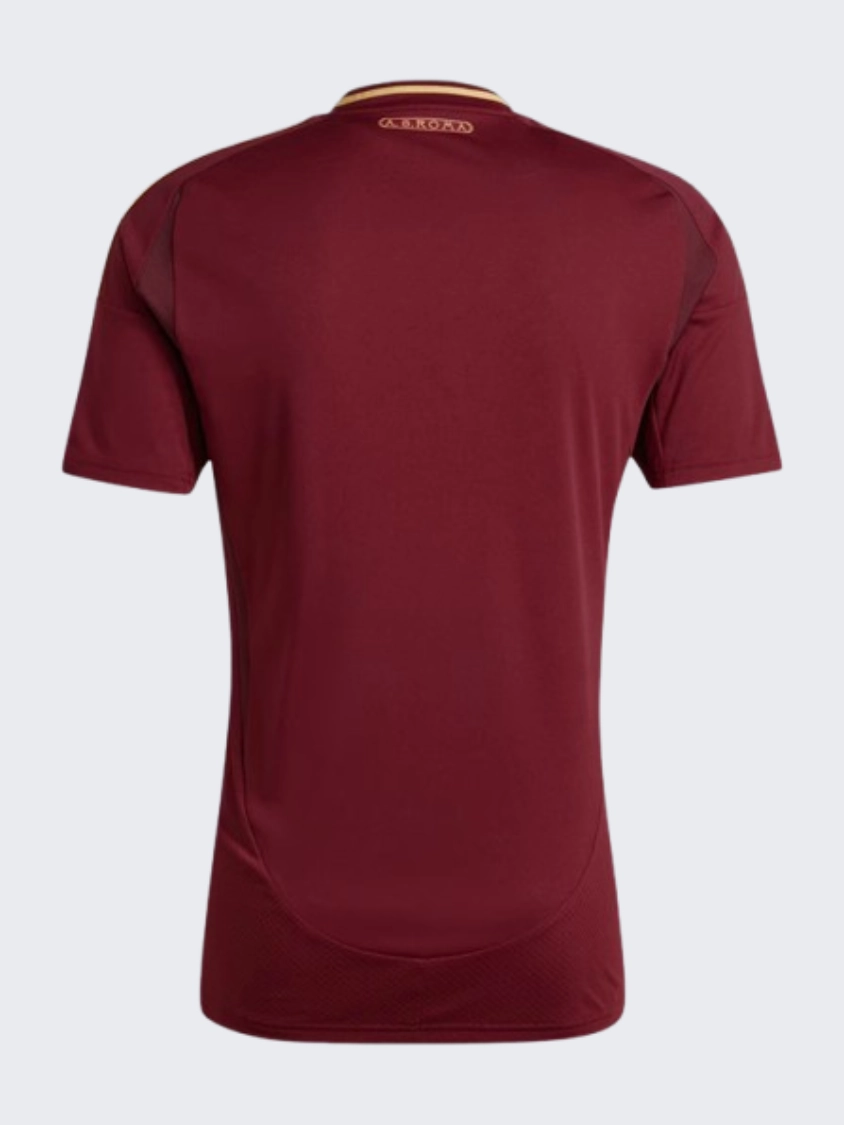 Adidas As Roma Home 24 Men Football T-Shirt Coll Burgundy