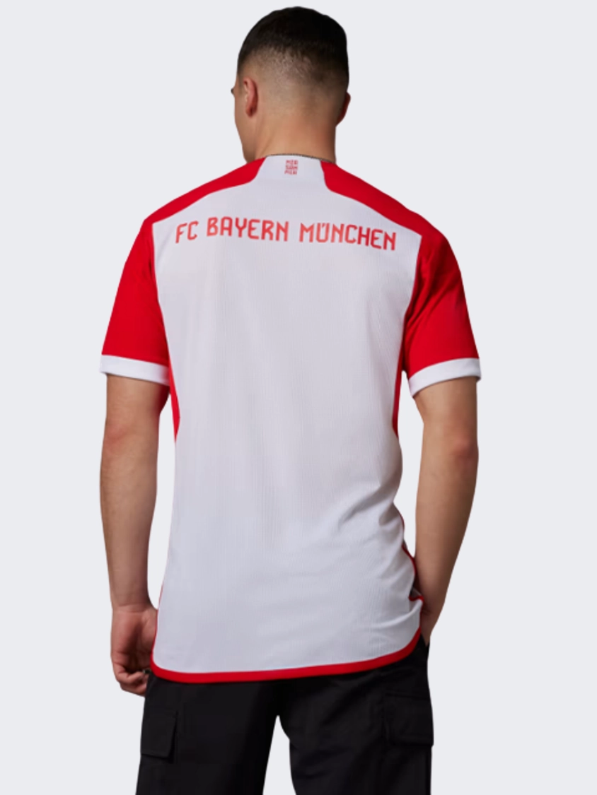 Adidas Fc Bayern 23/24 Men Football T-Shirt White/Red