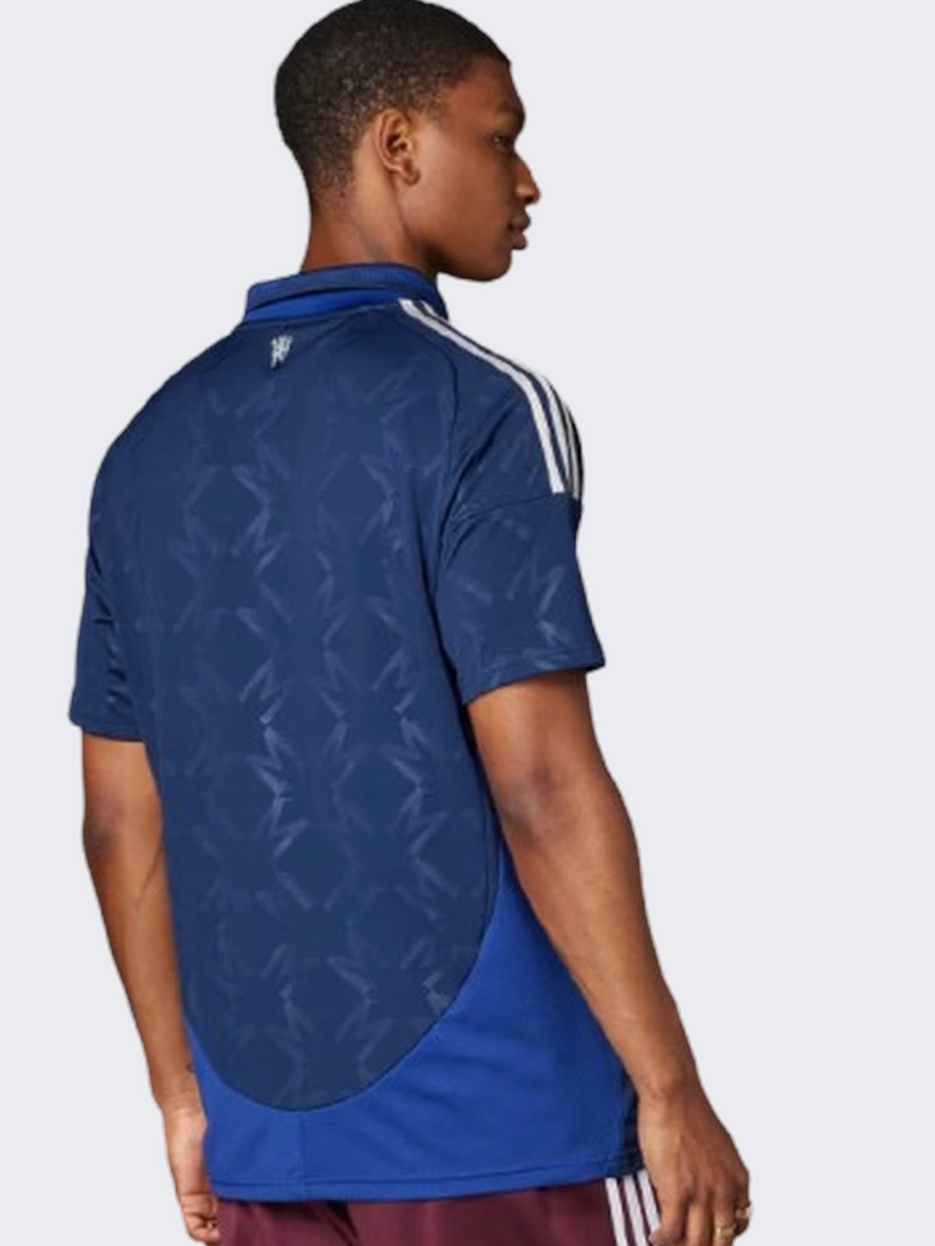 Adidas Manchester United Fc Away 24 25 Men Football T-Shirt Night Indigo