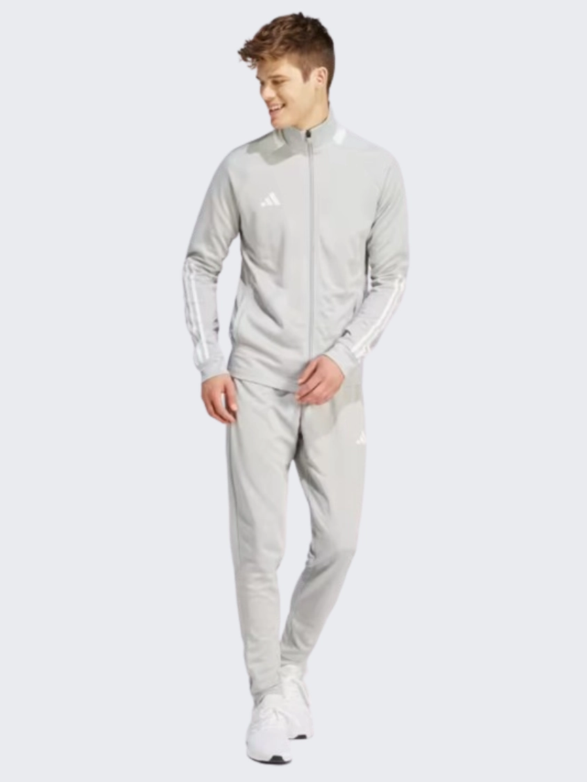 Adidas Sereno Men Sportswear Suit Grey/White