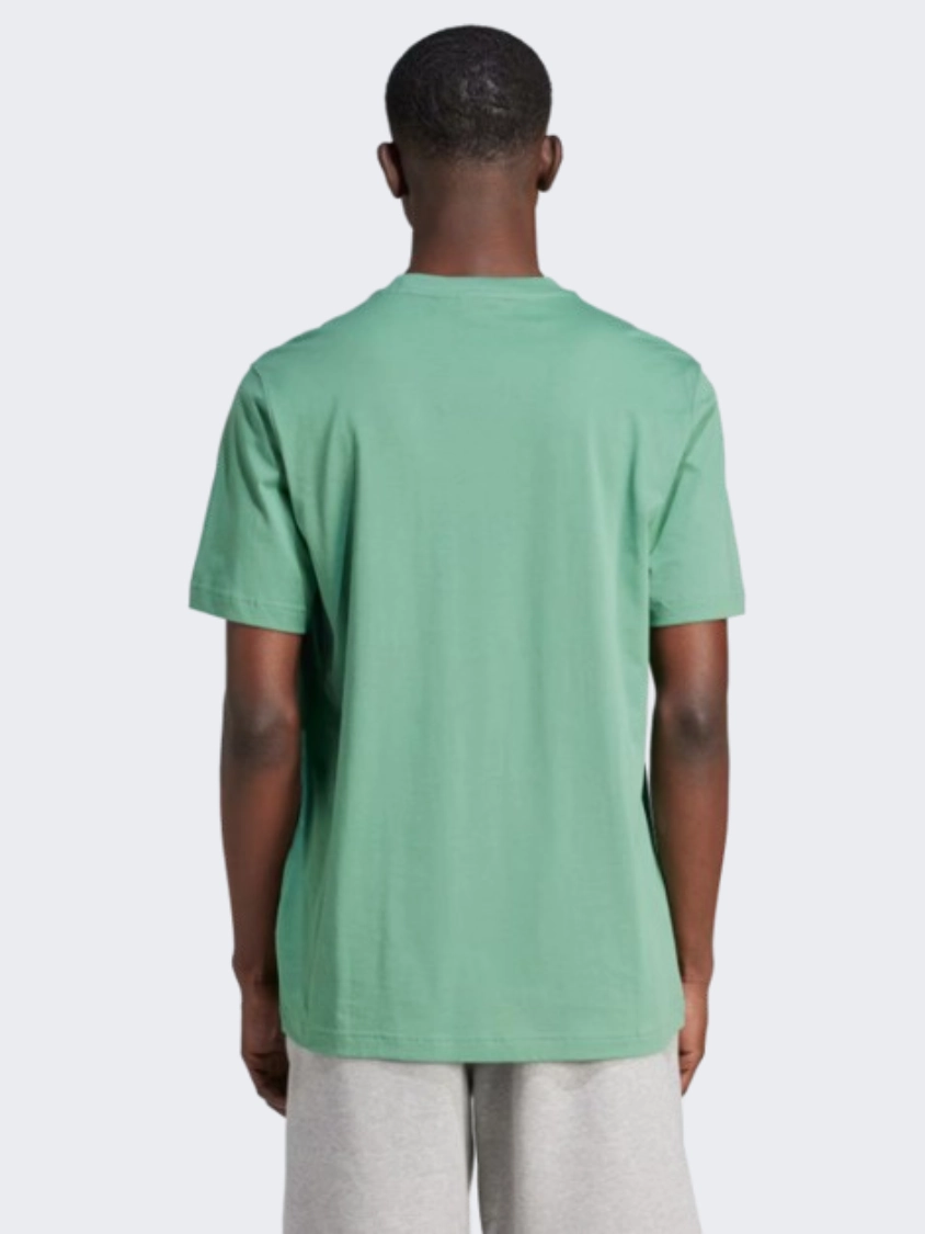 Adidas Trefoil Essentials Men Original T-Shirt Preloved Green