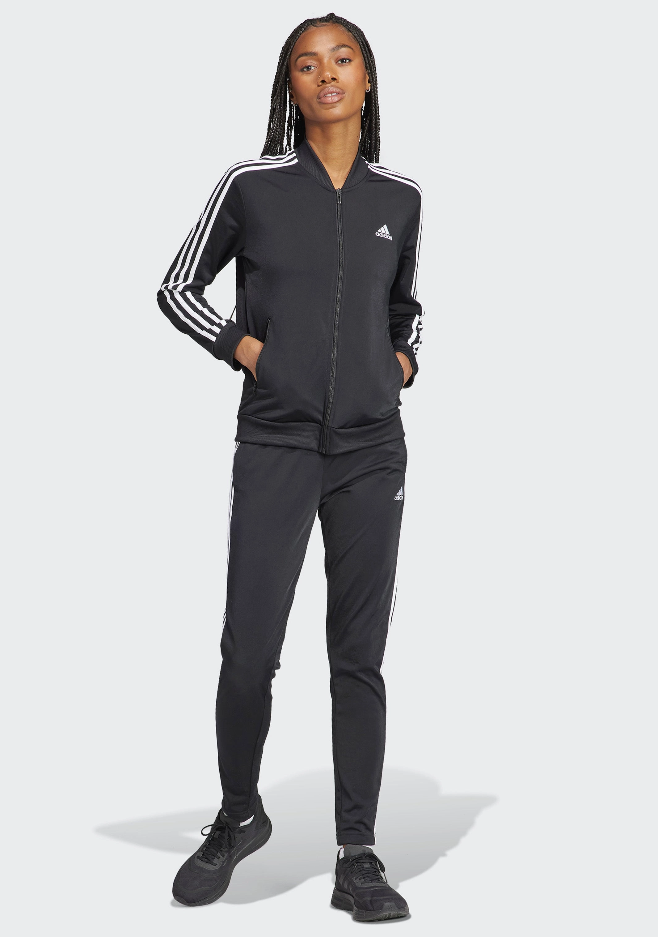 Adidas Women's Essentials 3-Stripes Tracksuit Set