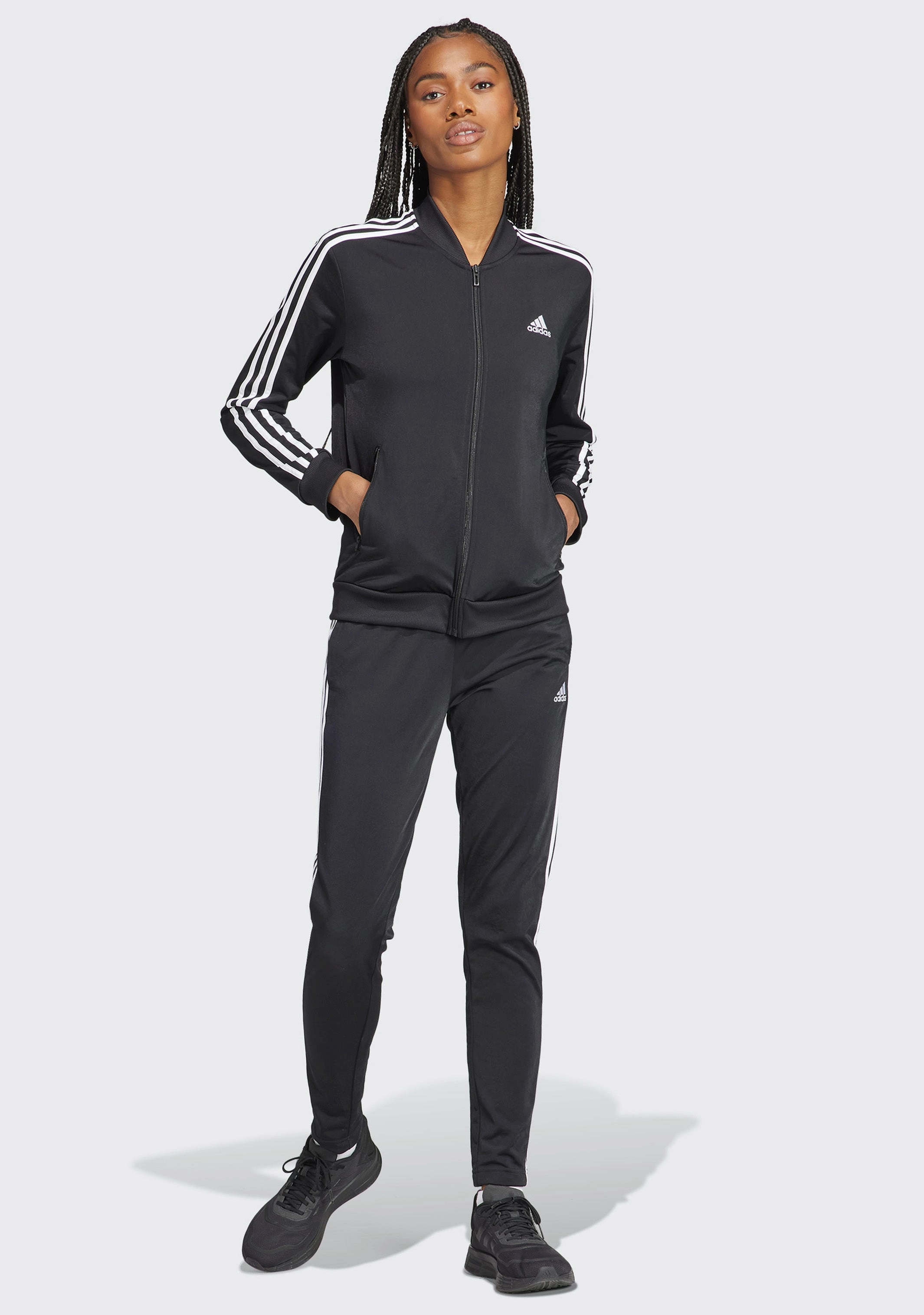Adidas Women's Essentials 3-Stripes Tracksuit Set