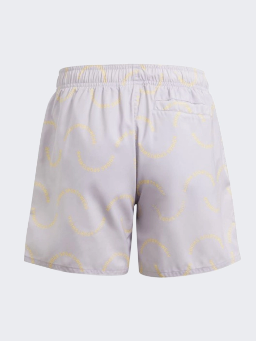 Adidas Wve Clx Boys Swim Short Silcver Dawn/Spark