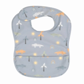 All4Ella Recycled Pouch Bib Crocodile