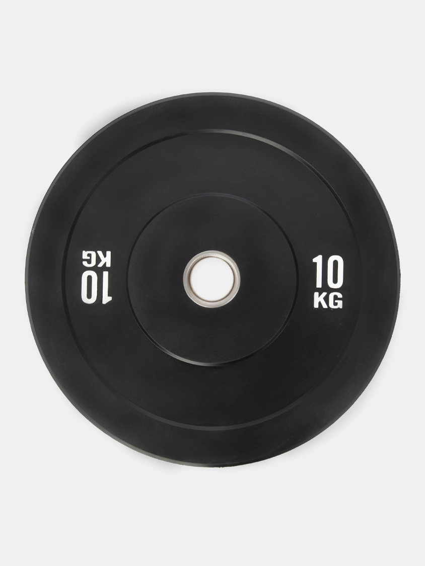 Aln Accessories  Rubber Bumper Plates 10 Kg Black