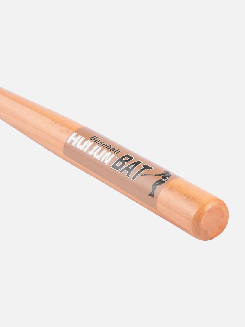 Aln Accessories Wooden Fitness Baseball Bat Natural Wood