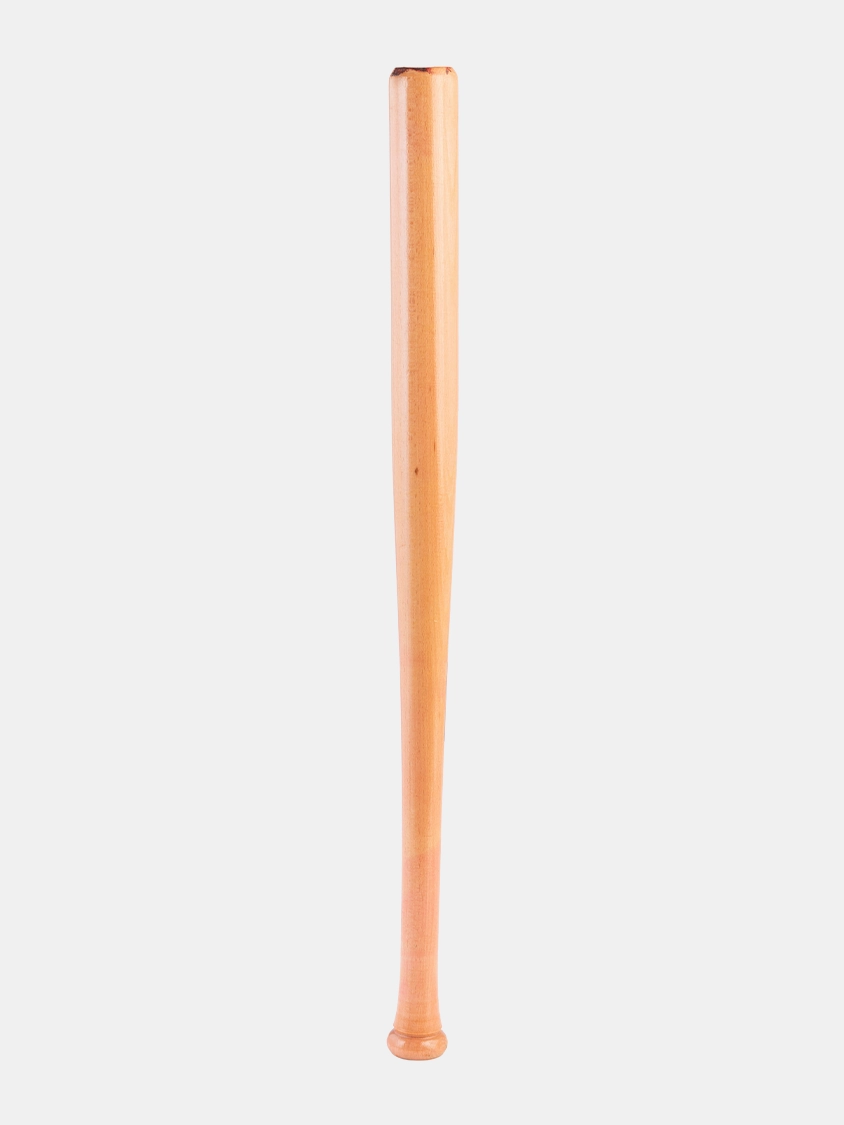Aln Accessories Wooden Fitness Baseball Bat Natural Wood