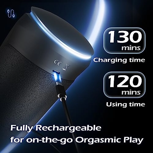 AMOVIBE Male Masturbator Sex Toys for Men with 9 Vibrating,8 Thrusting Modes & 2 Heating Levels (Copy)