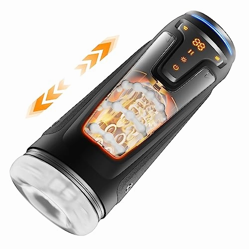 AMOVIBE Male Masturbator Sex Toys for Men with 9 Vibrating,8 Thrusting Modes & 2 Heating Levels (Copy)