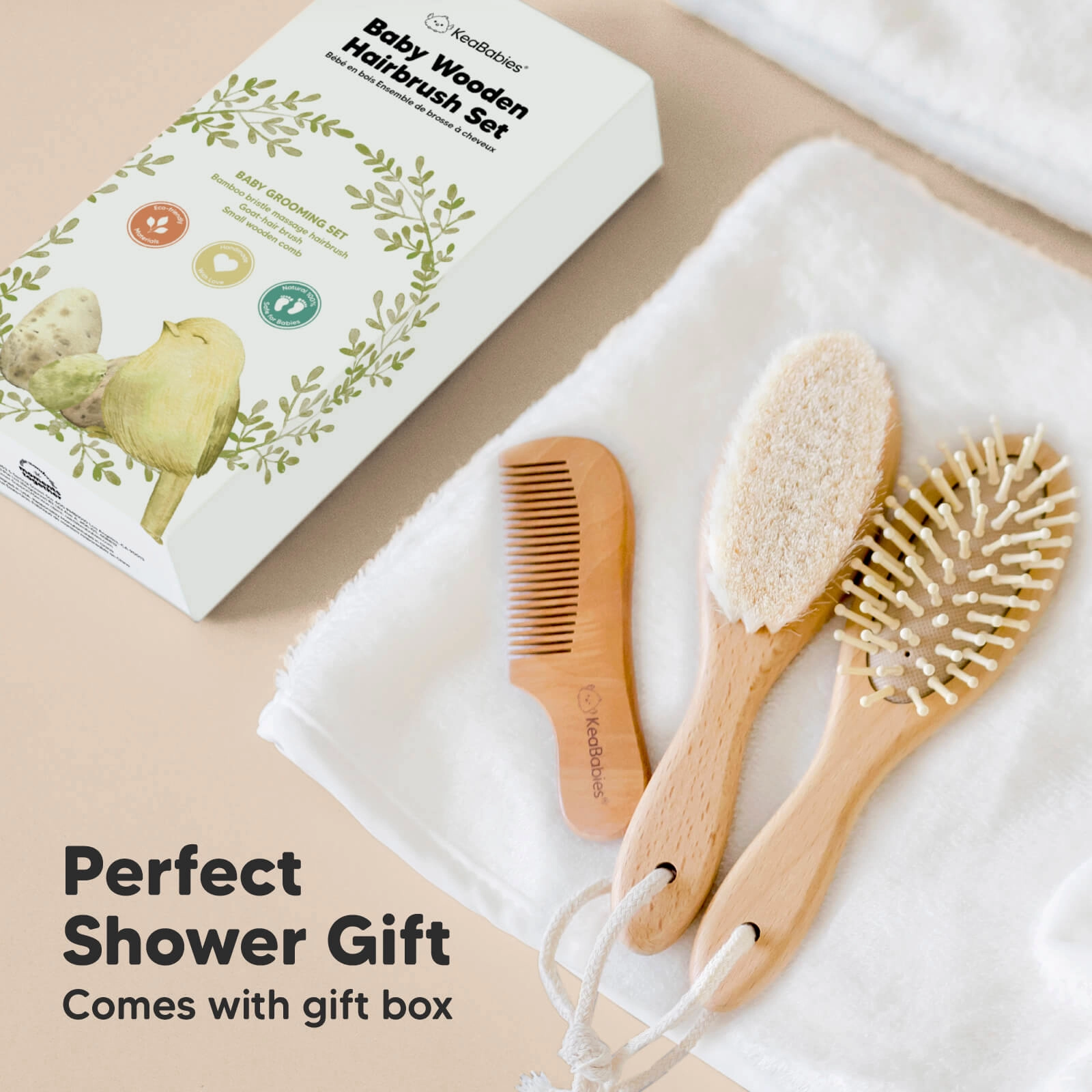 Baby Hair Brush and Comb Set