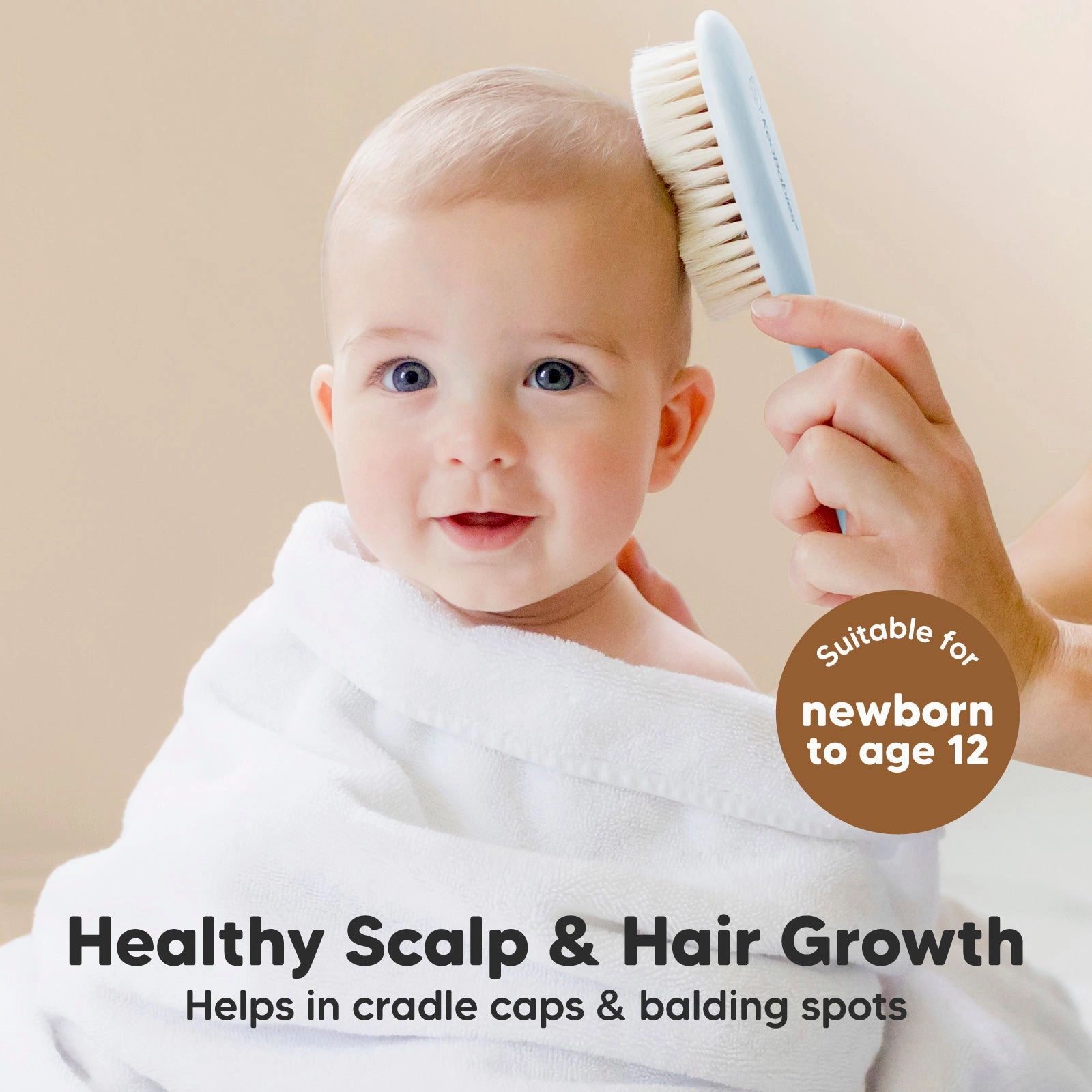 Baby Hair Brush and Comb Set (Frost)